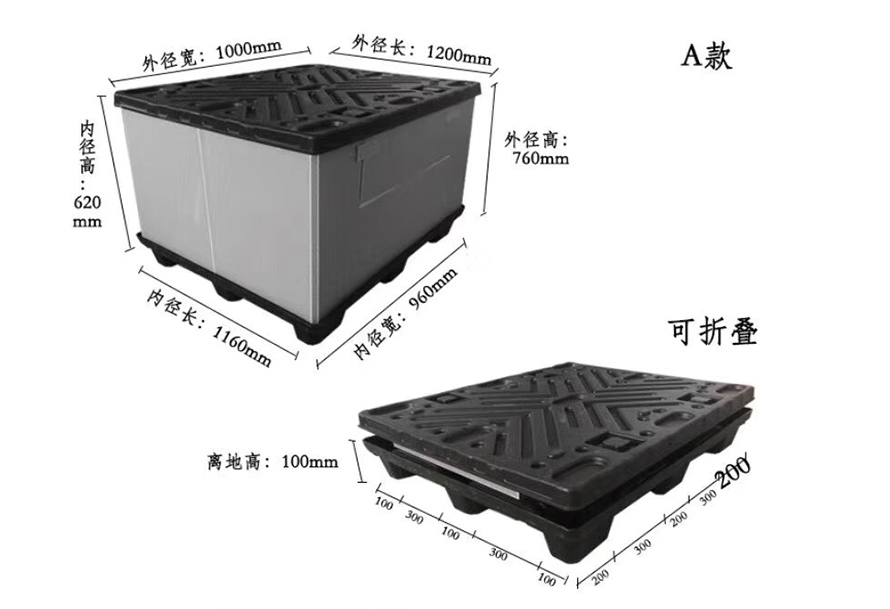 1200*1000*760圍板(bǎn)箱