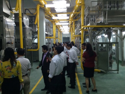 洗衣粉包裝機客戶現場（chǎng）