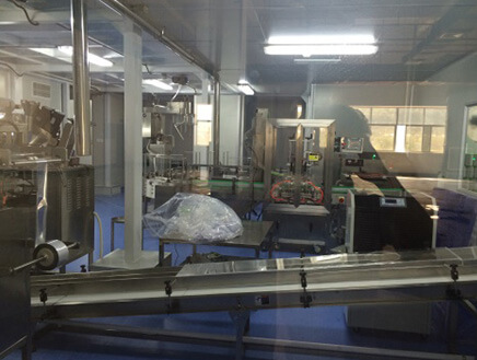 蛋白質粉灌裝線客（kè）戶現場