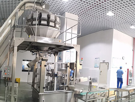 小袋裝大（dà）袋二次（cì）包裝（zhuāng）機客戶現